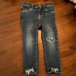2T Old Navy Ballerina Destructed Jeans